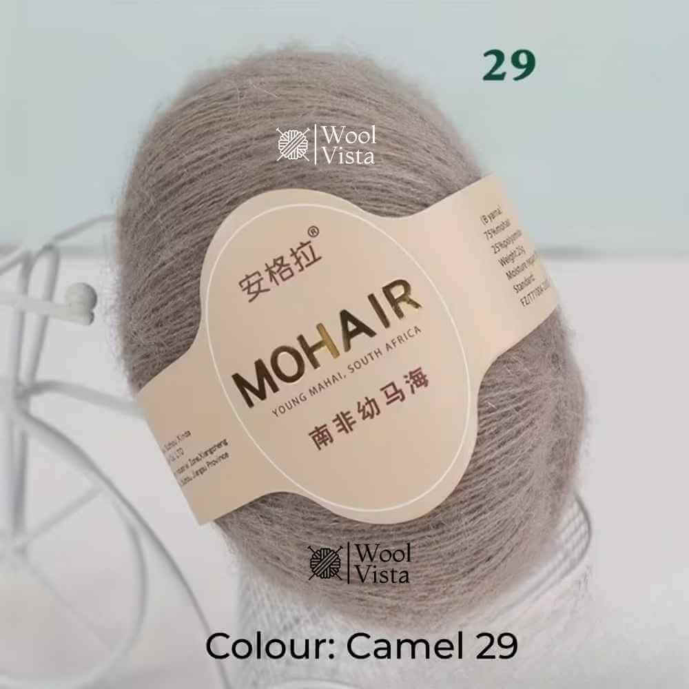 MOHAIR LUXURY YARN SET – SOFT & FLUFFY LONG FIBER YARN - (PACK OF 6)