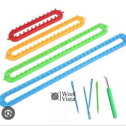 MUFFLER LONG LOOM SET (4 PIECES)