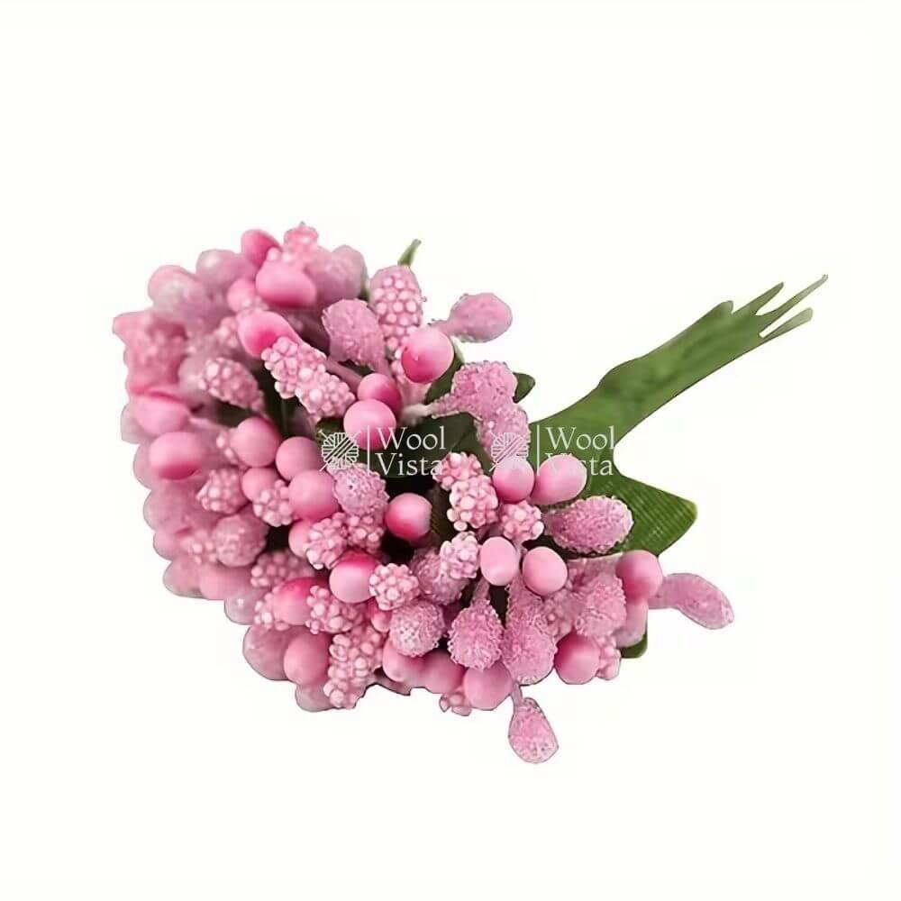 MULBERRY STEM ARTIFICIAL STAMEN & PISTIL BOUQUET – DIY WEDDING DECOR, WREATH, SCRAPBOOKING & FLORAL CRAFT ACCESSORIES