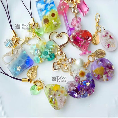 MULTI-SHAPE SILICONE MOLD SET – HEART, TEARDROP & FLORAL DESIGNS FOR DIY RESIN JEWELRY & CRAFTS