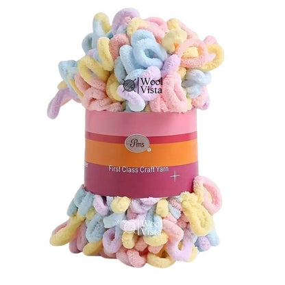 SOFT LOOP YARN BALL –  DIY KNITTING YARN FOR SCARVES, BAGS, BLANKETS & CRAFTS