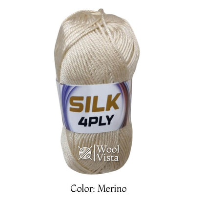 SUPER SOFT SILKY YARN BALL (PACK OF 4 YARN BALLS)