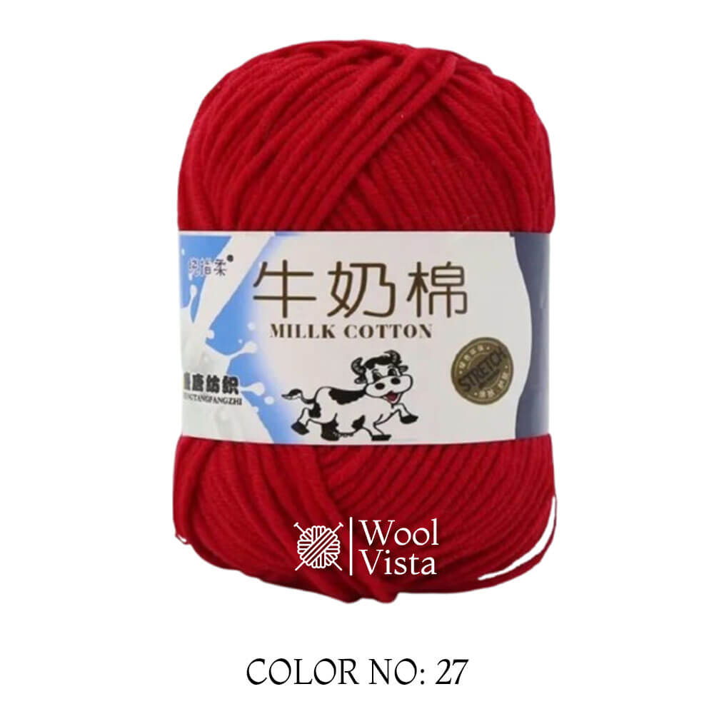 MILK COTTON YARN