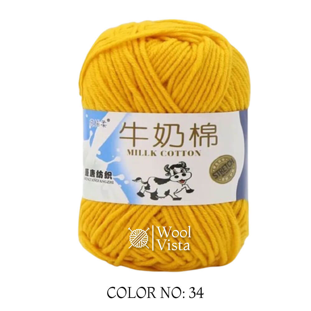 MILK COTTON YARN