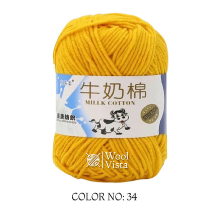 MILK COTTON YARN