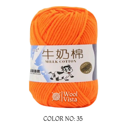 MILK COTTON YARN