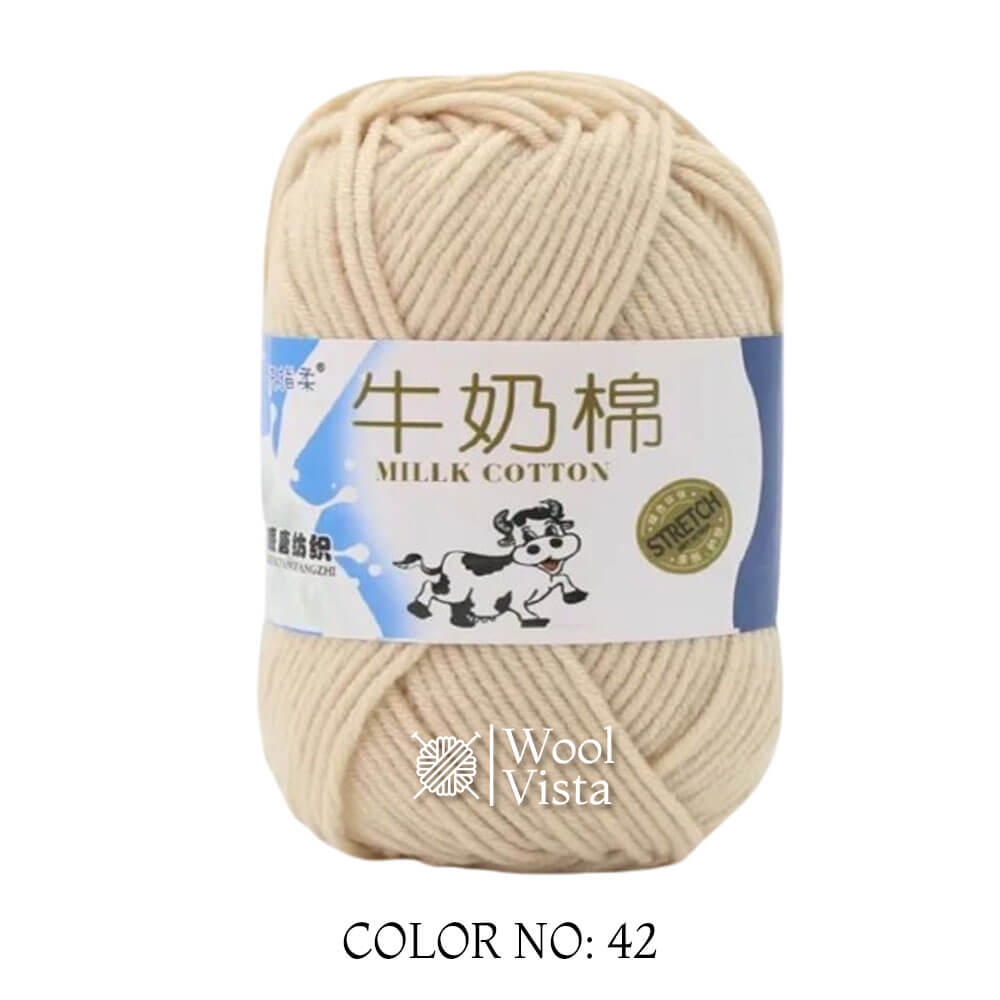 MILK COTTON YARN