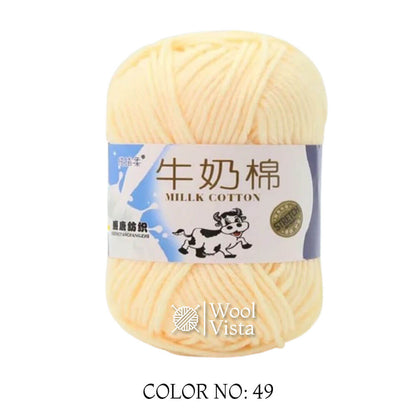 MILK COTTON YARN