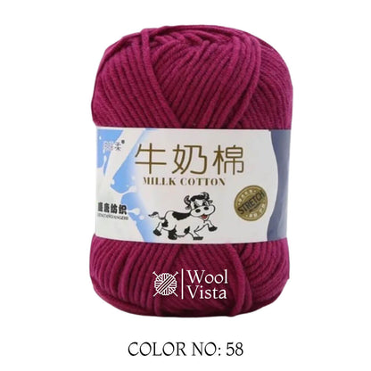 MILK COTTON YARN