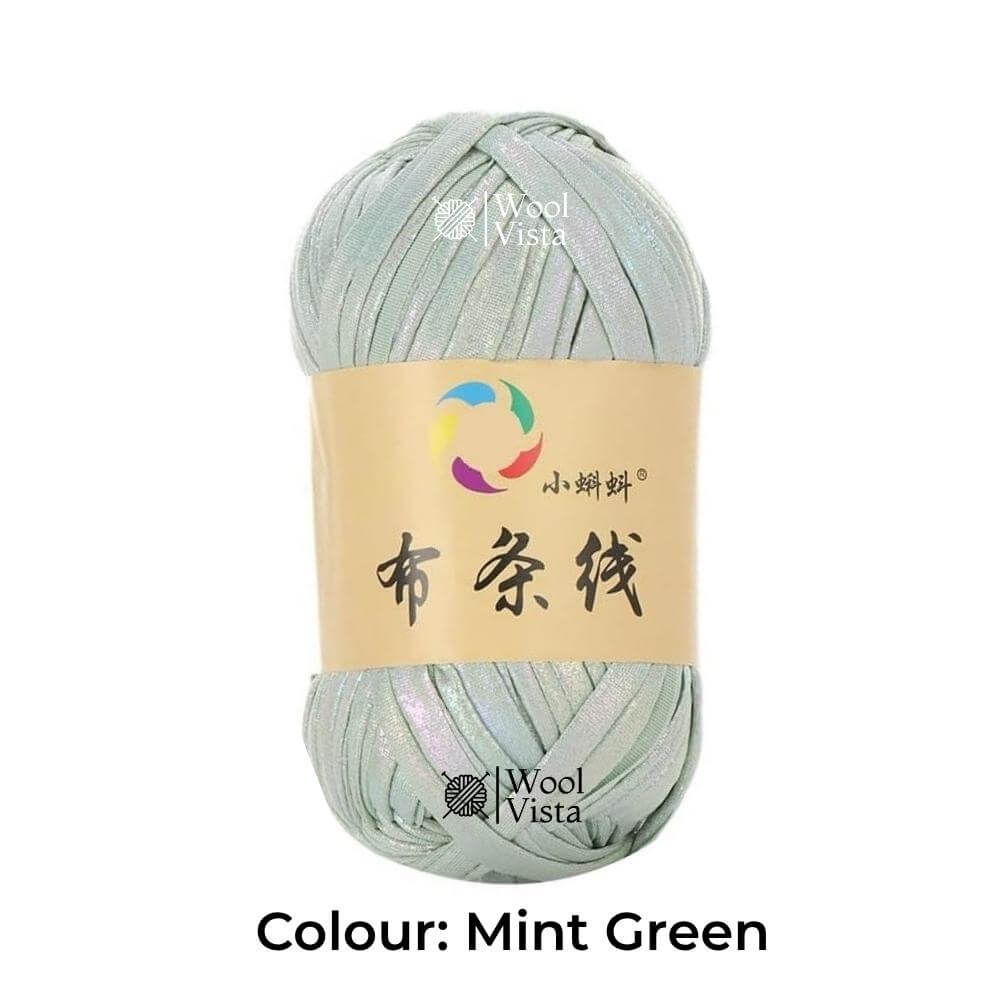 SOFT METALLIC T-SHIRT YARN - FOR CROCHET AND BAG MAKING CRAFTING