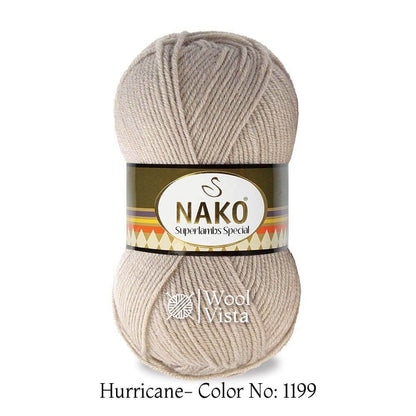 NAKO SUPERLAMBS SPECIAL - 49% WOOL 51% ACRYLIC