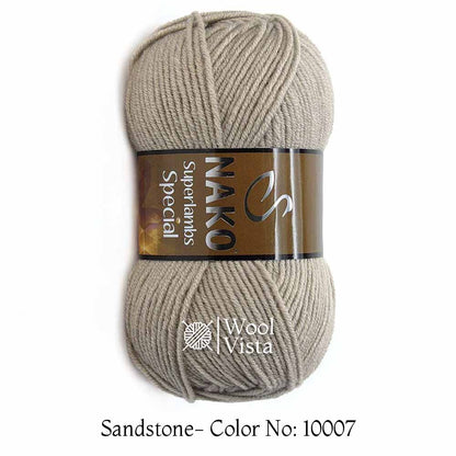 NAKO SUPERLAMBS SPECIAL - 49% WOOL 51% ACRYLIC