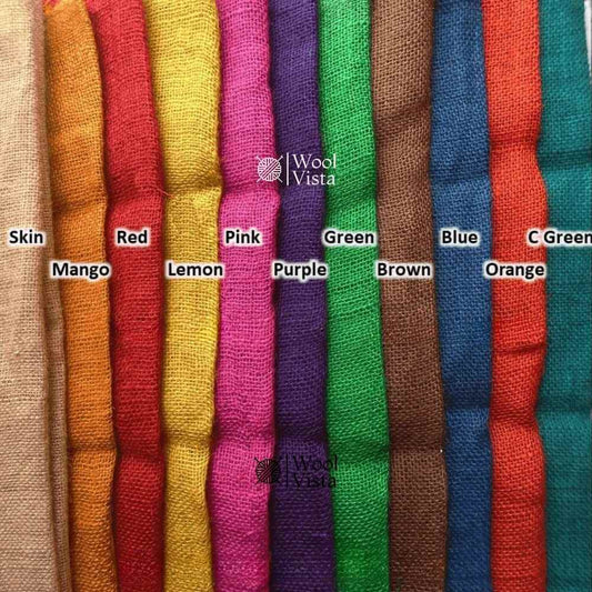 NATURAL JUTE CLOTH FABRIC - (1 YARD)
