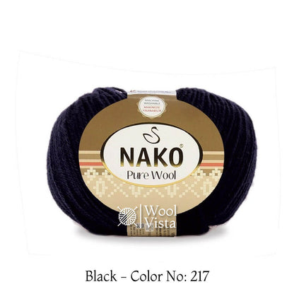 NAKO PURE WOOL - 100% WOOL (PACK OF 4)