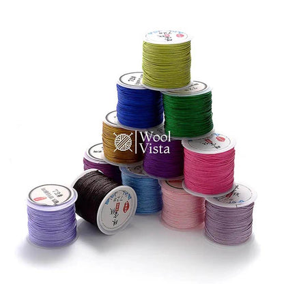 IMPORTED NYLON CORD FOR MAKING BRACELETS AND DIY PROJECTS - 1.0mm