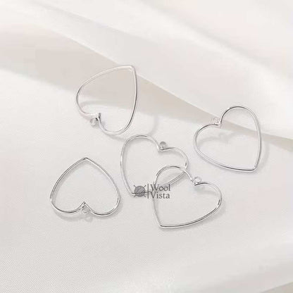 OPEN BEZELS HOLLOW FRAME PENDANTS – JEWELRY CASTING MOLDS FOR RESIN, NECKLACES & EARRING MAKING SUPPLIES