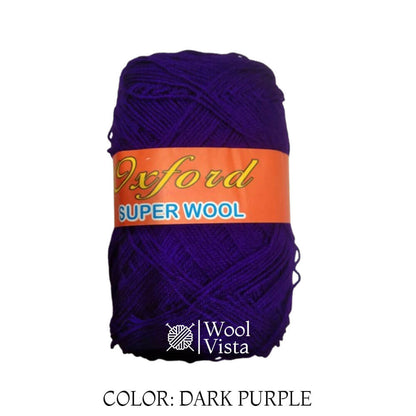 OXFORD SUPER WOOL - 3PLY CRYSTAL YARN BALL