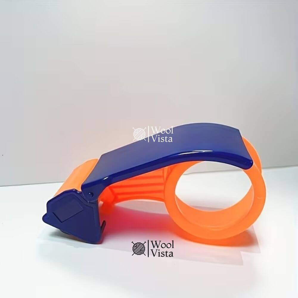 PLASTIC TAPE CUTTER & SEALER FOR 4.5–5CM PACKING TAPE – WAREHOUSE & COURIER PACKAGING DISPENSER