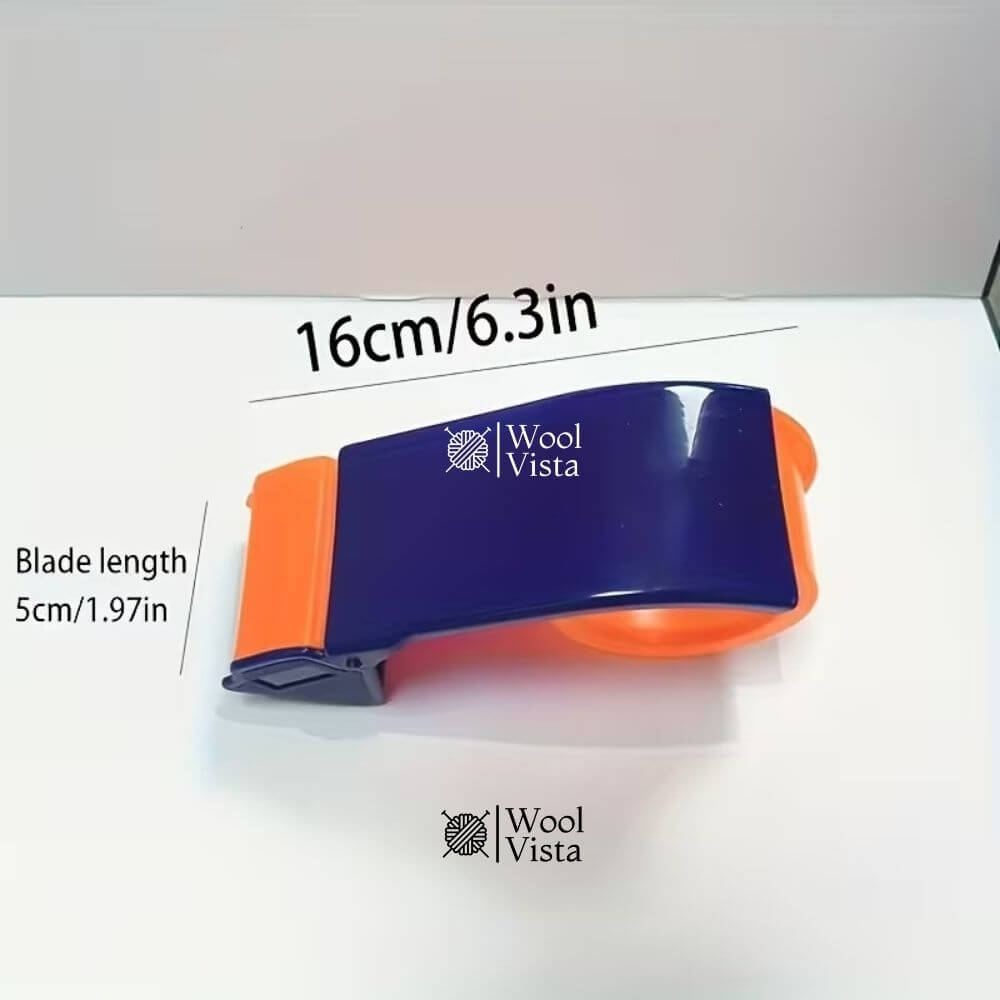 PLASTIC TAPE CUTTER & SEALER FOR 4.5–5CM PACKING TAPE – WAREHOUSE & COURIER PACKAGING DISPENSER