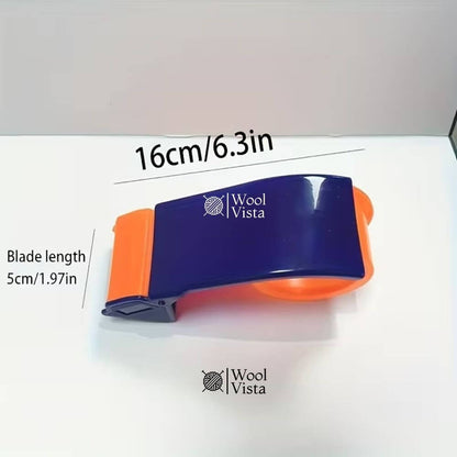 PLASTIC TAPE CUTTER & SEALER FOR 4.5–5CM PACKING TAPE – WAREHOUSE & COURIER PACKAGING DISPENSER
