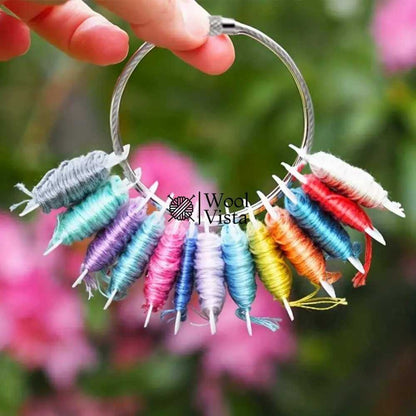 PLASTIC FLOSS BOBBINS THREAD WINDER - FOR CROSS STITCH EMBROIDERY (PACK OF 10)