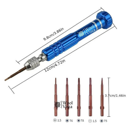 PRECISION SCREWDRIVER 5-IN-1  SET – MULTI-FUNCTIONAL REPAIR TOOL KIT