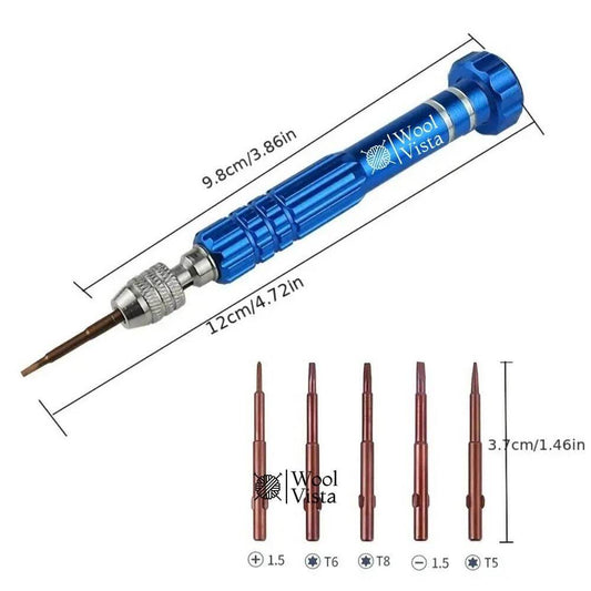 PRECISION SCREWDRIVER 5-IN-1  SET – MULTI-FUNCTIONAL REPAIR TOOL KIT