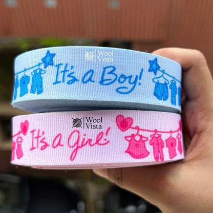 PRINTED GROSGRAIN SATIN RIBBON – 18 YARDS DECORATIVE GIFT & CRAFT RIBBON