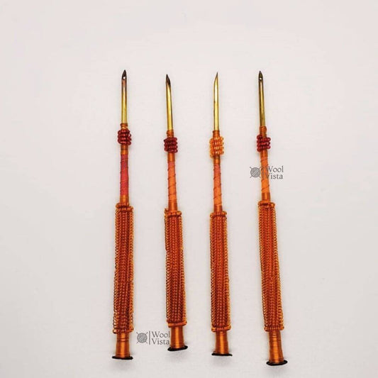 PUNCH NEEDLE (AAR) – SET OF 4, EMBROIDERY TOOL KIT FOR DIY CRAFTS & TEXTILE ART