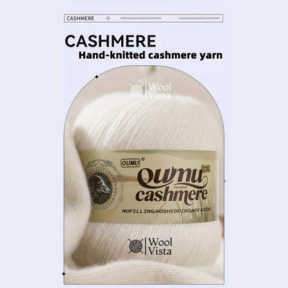 PURE 100% CASHMERE  YARN SET (PACK OF 6) – PREMIUM SOFT CASHMERE FIBER FOR KNITTING, CROCHET & LUXURY HANDMADE PROJECTS