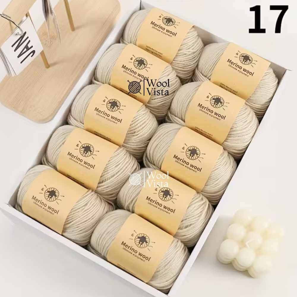 PURE WOOL FINELY WOVEN HAND-DYED YARN – 100% PURE WOOL FOR KNITTING & CROCHET