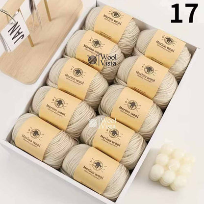 PURE WOOL FINELY WOVEN HAND-DYED YARN – 100% PURE WOOL FOR KNITTING & CROCHET