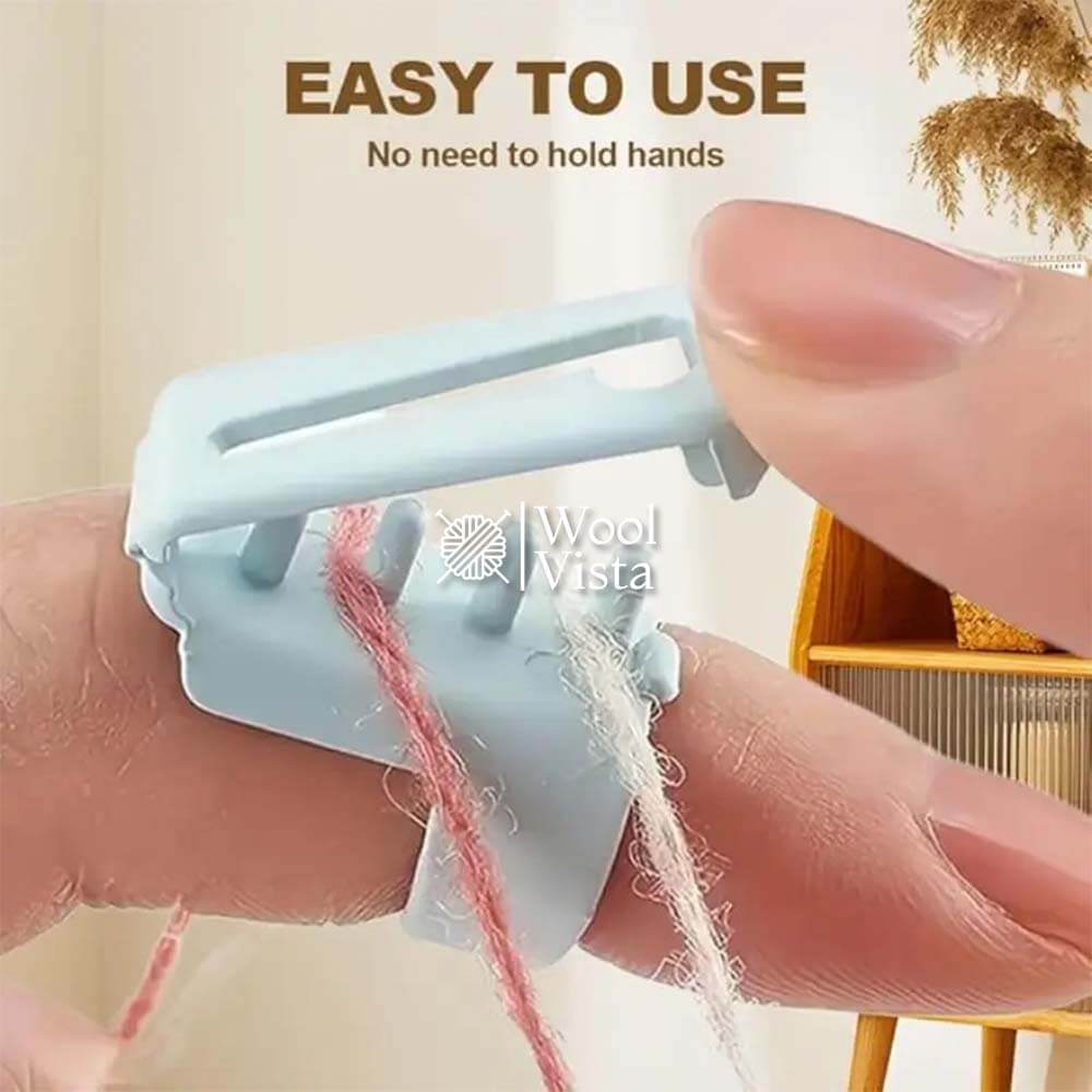 PLASTIC FINGER YARN GUIDE RING SET - (PACK OF 2)