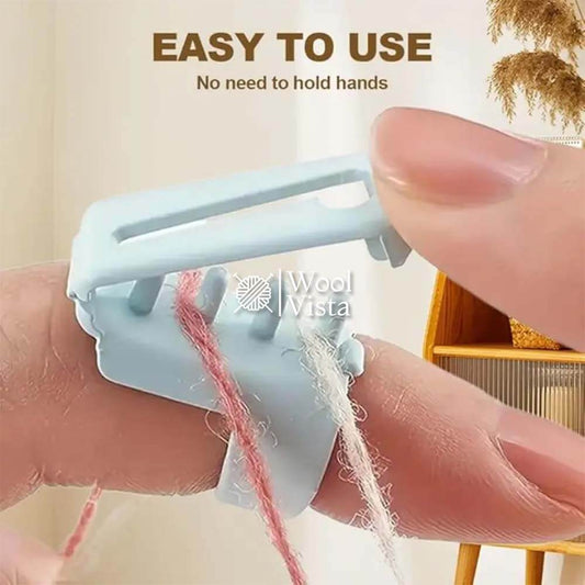 PLASTIC FINGER YARN GUIDE RING SET - (PACK OF 2)