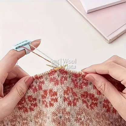 PLASTIC FINGER YARN GUIDE RING SET - (PACK OF 2)