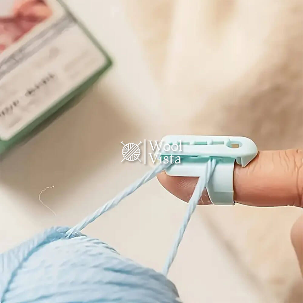 PLASTIC FINGER YARN GUIDE RING SET - (PACK OF 2)