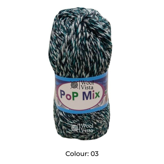 POP MIX YARN BALL - (PACK OF 5 YARN BALLS)