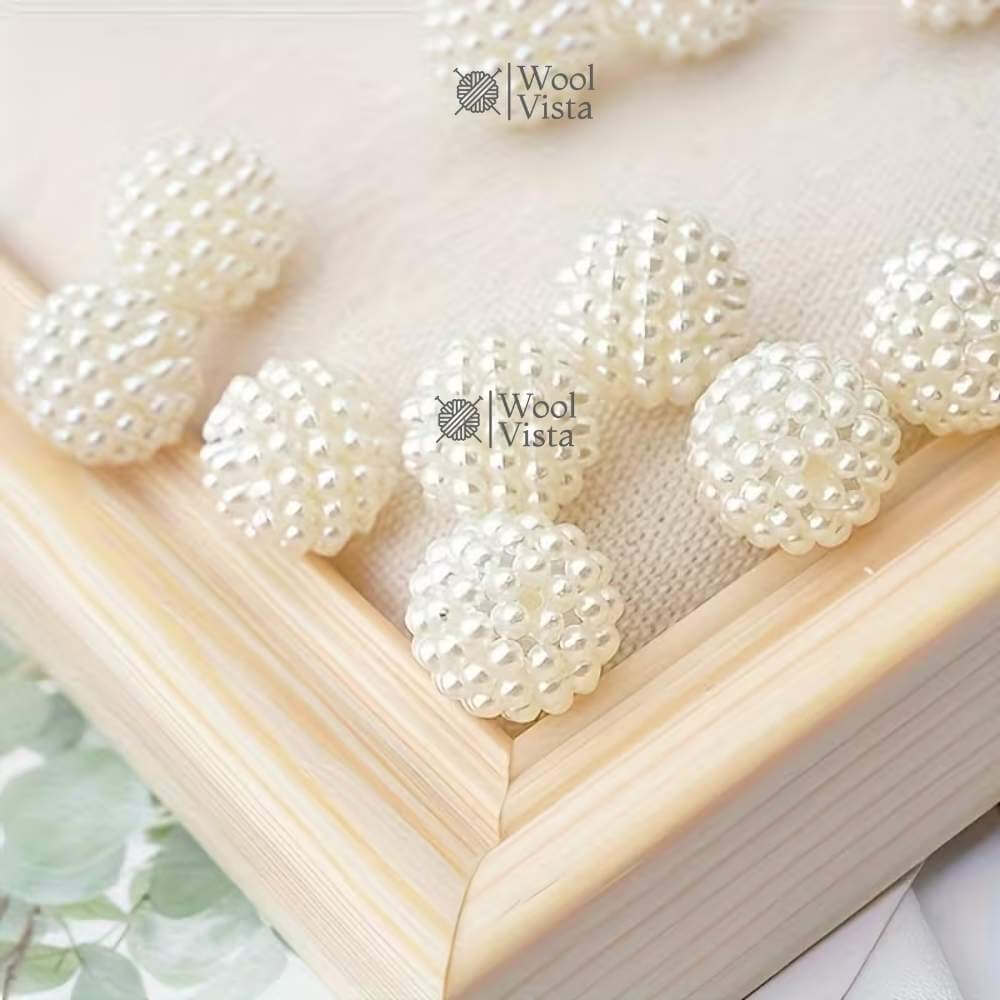 RASPBERRY ROUND LOOSE BEADS 12MM 0.5KG FOR JEWELRY MAKING, BRACELETS, NECKLACES, BAGS & DIY HANDICRAFTS