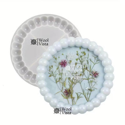 ROUND COASTER RESIN MOLD – HIGH-GLOSS SILICONE MOLD FOR TEA MATS, JEWELRY TRAYS & CRAFTS