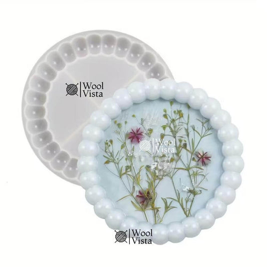 ROUND COASTER RESIN MOLD – HIGH-GLOSS SILICONE MOLD FOR TEA MATS, JEWELRY TRAYS & CRAFTS