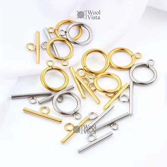 ROUND OT TOGGLE CONNECTORS – PENDANT & JEWELRY MAKING ACCESSORIES (PACK OF 3)