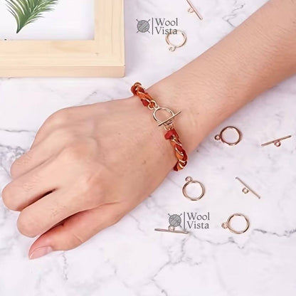 ROUND OT TOGGLE CONNECTORS – PENDANT & JEWELRY MAKING ACCESSORIES (PACK OF 3)