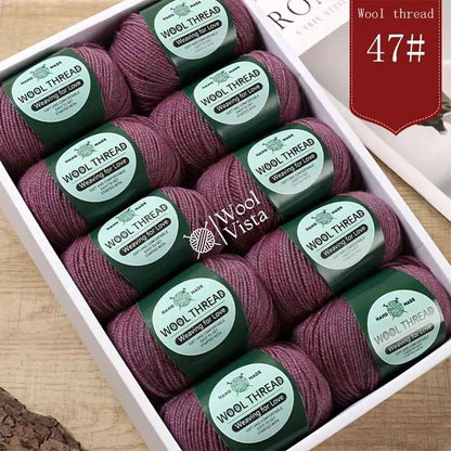IMPORTED AUSTRALIAN PURE WOOL - 95% WOOL, 5% ANTI PILLING FIBER (PACK OF 10)