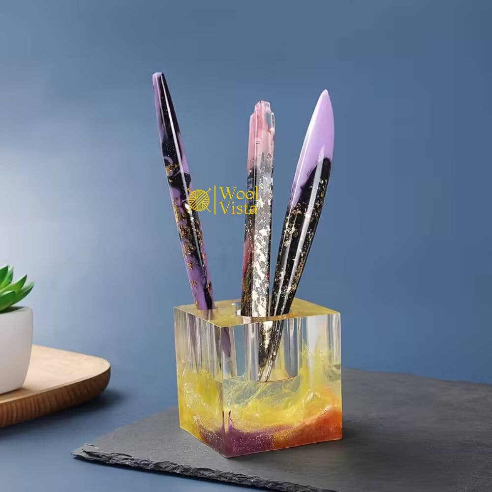 3PCS DIY RESIN PEN MAKING KIT – SILICONE MOLDS FOR EPOXY RESIN BALLPOINT PEN CASTING & CRAFT PROJECTS