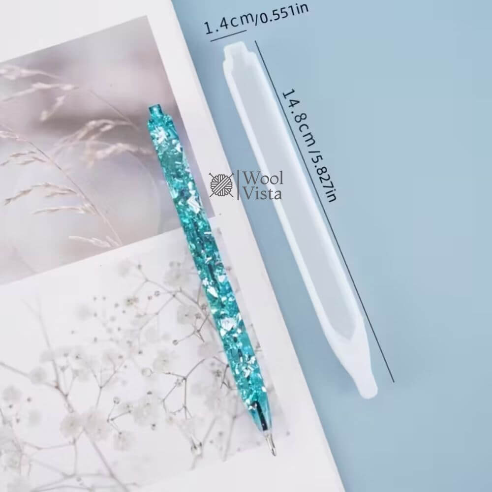 3PCS DIY RESIN PEN MAKING KIT – SILICONE MOLDS FOR EPOXY RESIN BALLPOINT PEN CASTING & CRAFT PROJECTS