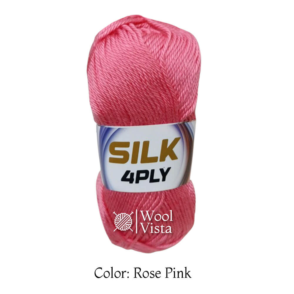 SUPER SOFT SILKY YARN BALL (PACK OF 4 YARN BALLS)