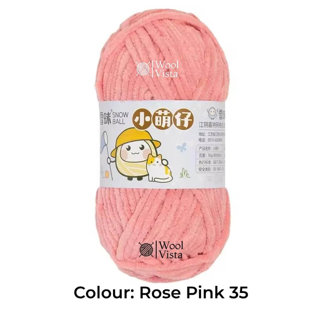 THIN CHENILLE PLUSH YARN – SOFT BLANKET & CROCHET YARN FOR KNITTING, DIY CRAFTS