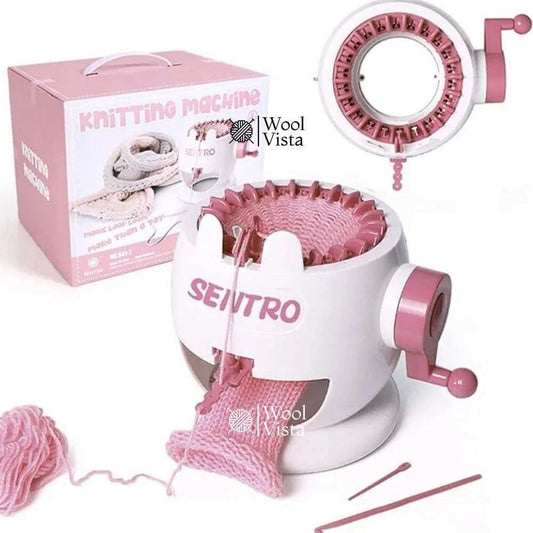 SENTRO KNITTING MACHINE 22 PIN – ROUND WEAVING MACHINE FOR DIY SCARVES, HATS & SOCKS