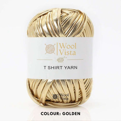 SOFT METALLIC T-SHIRT YARN - FOR CROCHET AND BAG MAKING CRAFTING