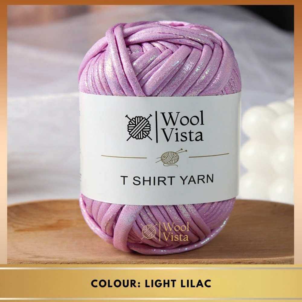 SOFT METALLIC T-SHIRT YARN - FOR CROCHET AND BAG MAKING CRAFTING